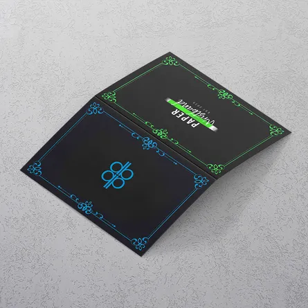 Folded Business Cards