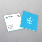 Multi-Layered Square Business Cards