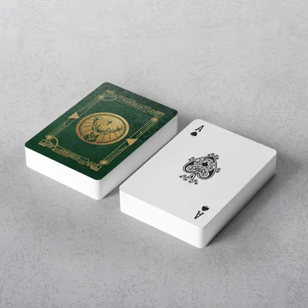 Printed Poker Size Playing Cards