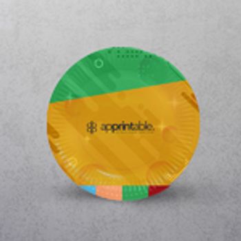 Apprintable Full Colour Paper Plates