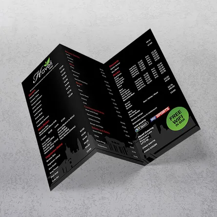 folded leaflet printing london