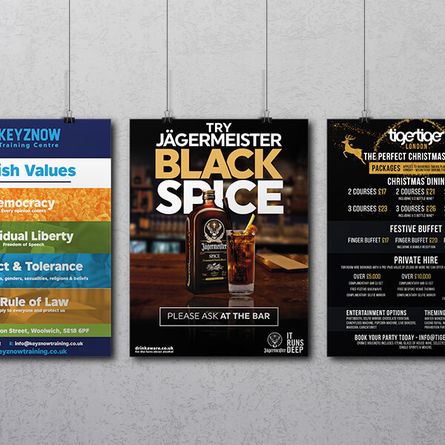 A3 Multi Version Poster printing