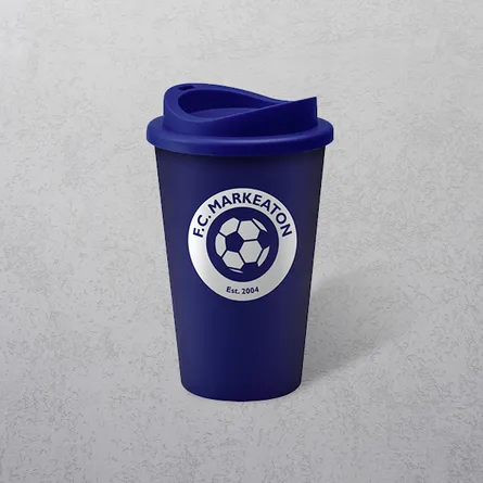 Apprintable Coloured Travel Cup Dark Blue