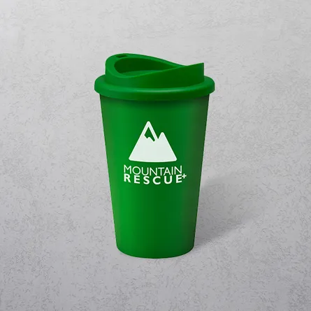 Apprintable Coloured Travel Cup Green