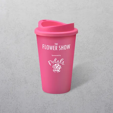 Apprintable Coloured Travel Cup Pink
