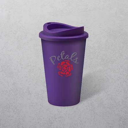 Apprintable Coloured Travel Cup Purple