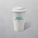 Apprintable Coloured Travel Cup White