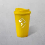 Apprintable Coloured Travel Cup Yellow