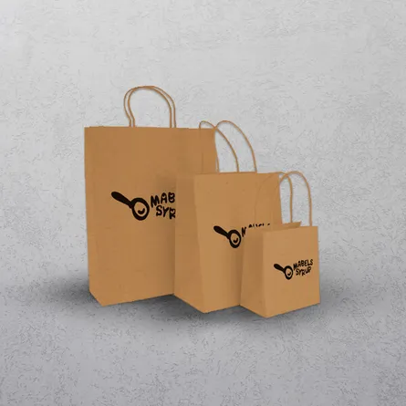 Apprintable Natural Paper Bags