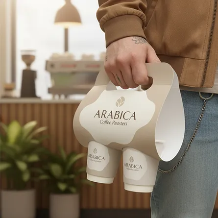 Coffee Shop Paper Cup Holder