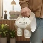 Coffee Shop Paper Cup Holder