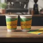 Coffee Shop Paper Cup Sleeves