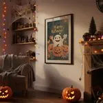 Cosy Home Halloween Poster