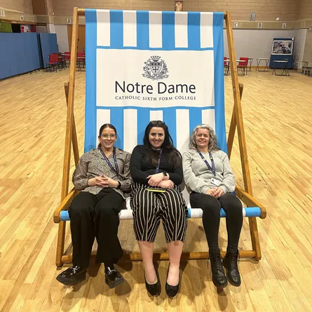 Giant deck chairs