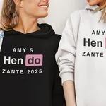 Custom Printed Hen Do Hoodies