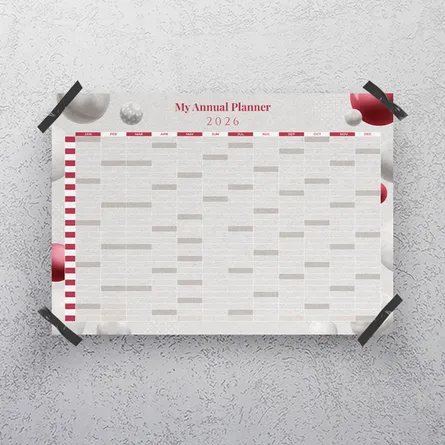 Custom Wall Planner Printing