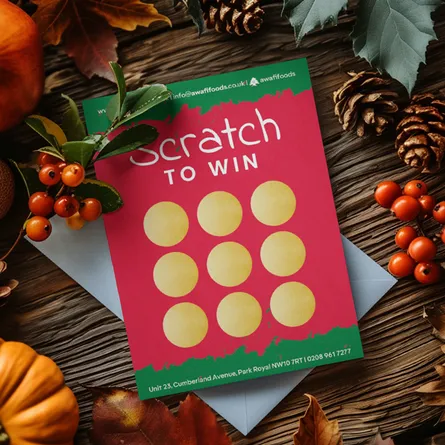Custom Scratch card printing