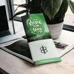 DL Recycled Stapled booklet