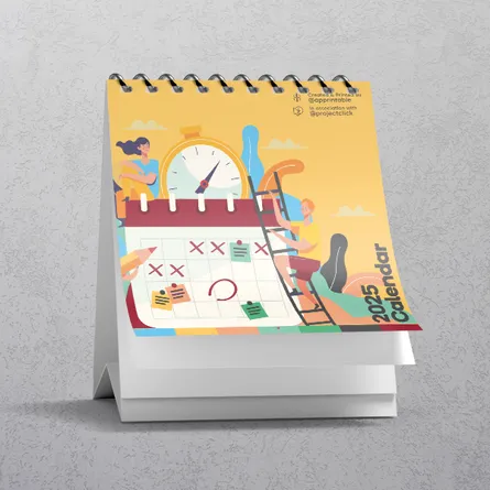 Square Desk Calendar