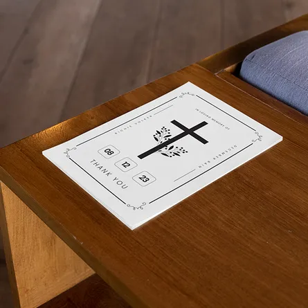 Funeral Card Print