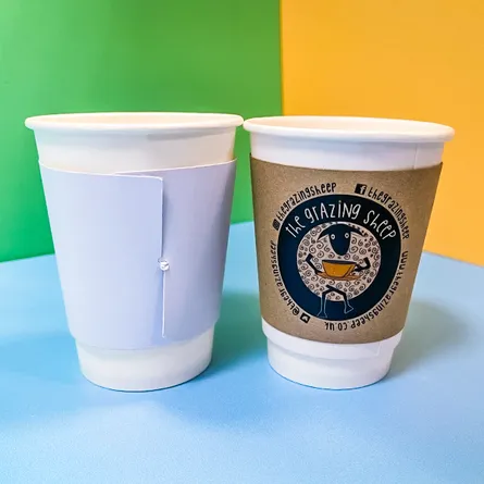 Recycled & Kraft Paper Cup Sleeves