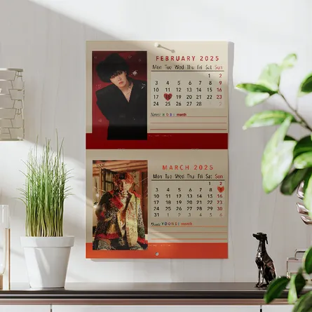 Kpop Calendar Promotional Calendar