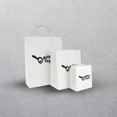 Apprintable White Paper Bag