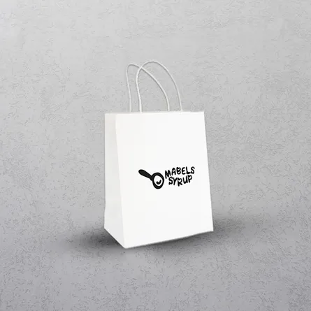 Medium White Paper Bag