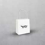  Small White Paper Bags