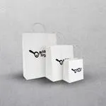 Apprintable White Paper Bag