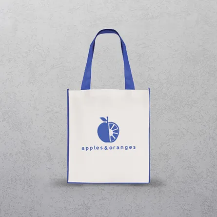 Blue Large Contrast Shopper
