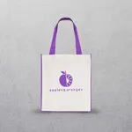 Purple Large Contrast Shopper