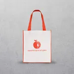 Red Large Contrast Shopper