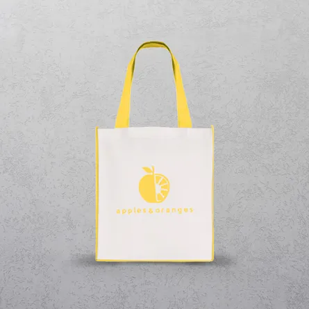 Yellow Large Contrast Shopper