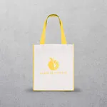 Yellow Large Contrast Shopper