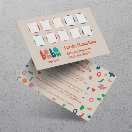Loyalty Stamp Cards Printing