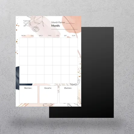 Magnetic Planner Printing Apprintable