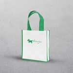 Green Mini Contrast Shopper