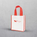 Red Mini Contrast Shopper