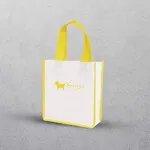 Yellow Mini Contrast Shopper