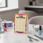 Nail-Salon-Calendar-Tent-Card