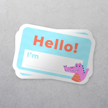 Nametag Stickers