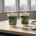 Paper Cup Sleeves In The Office