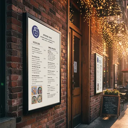 Restaurant Outer Same Day Poster