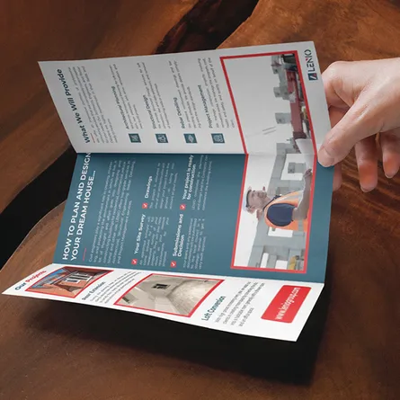 Roll Fold Leaflet
