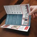 Roll Fold Leaflet