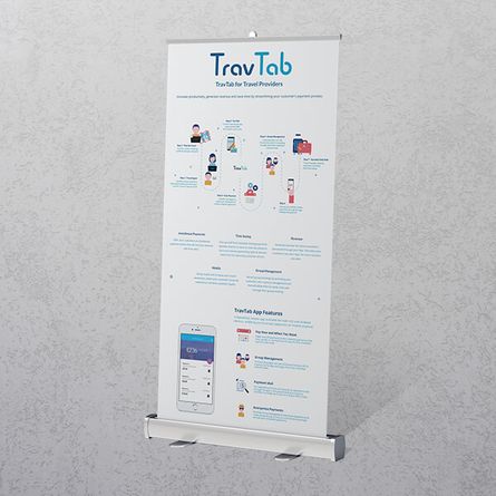 Apprintable Roller Banners