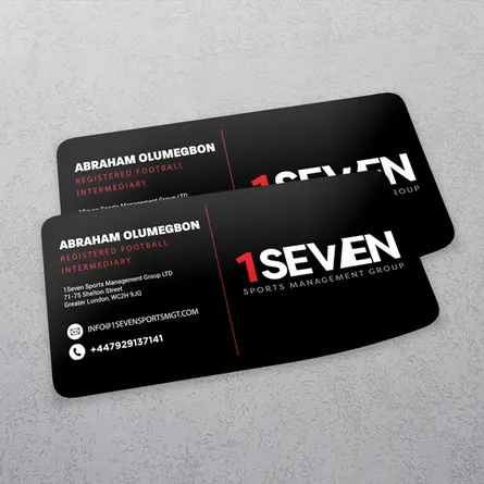 Round Corner Business Card Stickers
