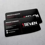 Round Corner Business Card Stickers