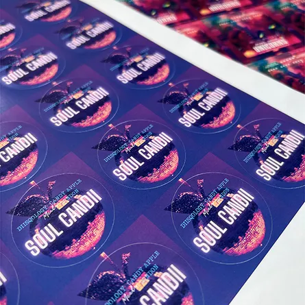 Round Sticker Sheet Printing